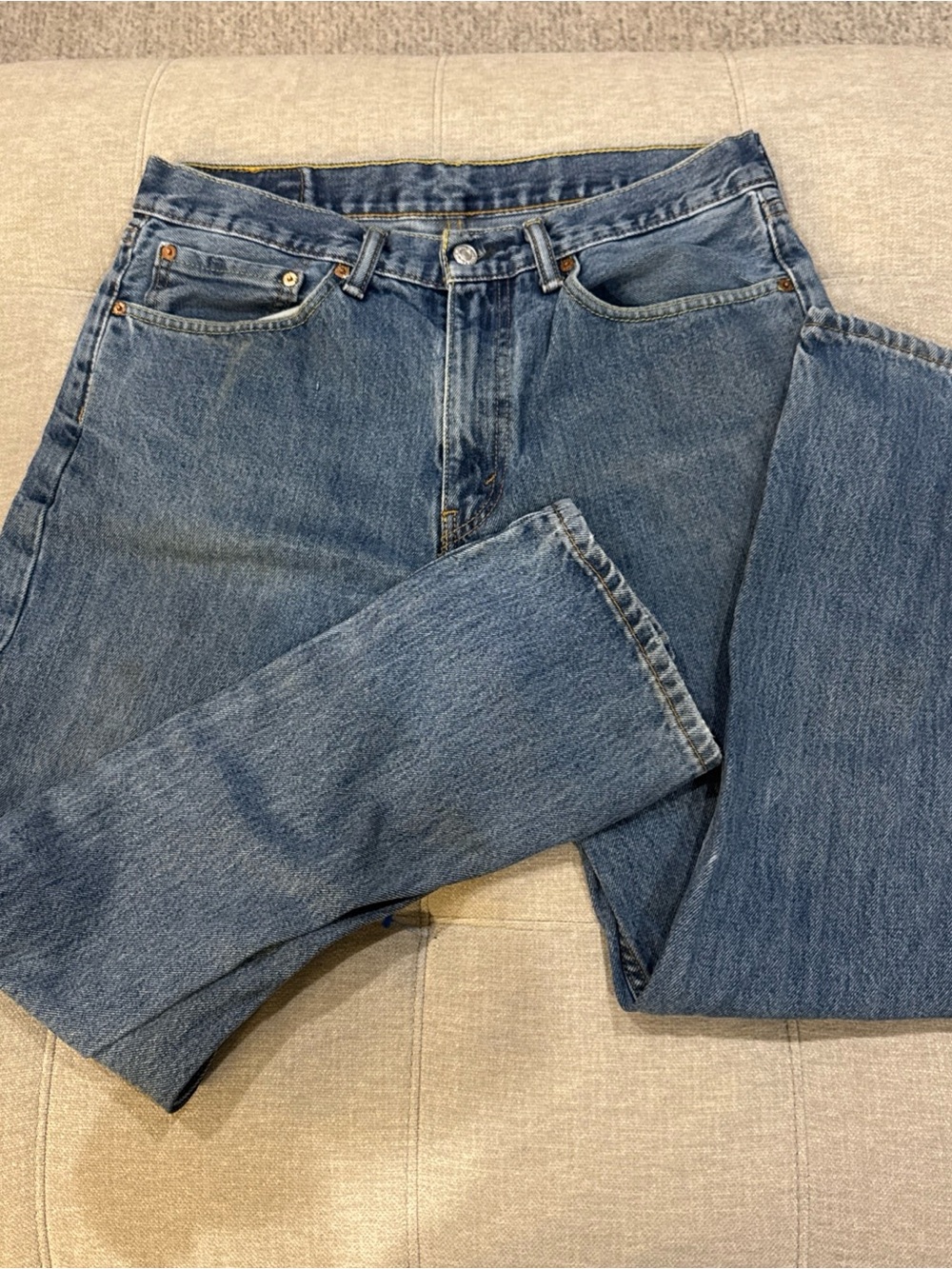Levi's Classic Relaxed Blue Denim Jeans